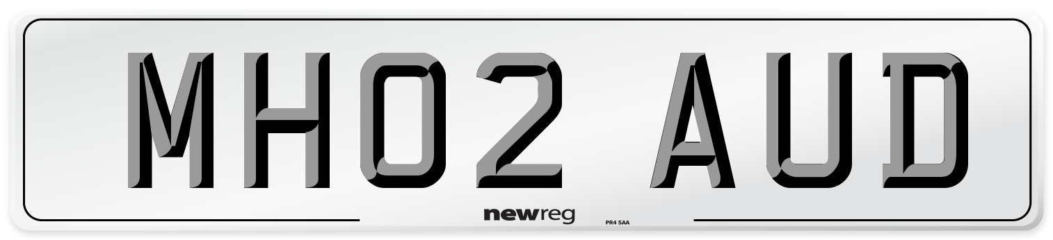 MH02 AUD Number Plate from New Reg